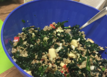 Rice and Kale Salad