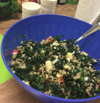 Rice and Kale Salad