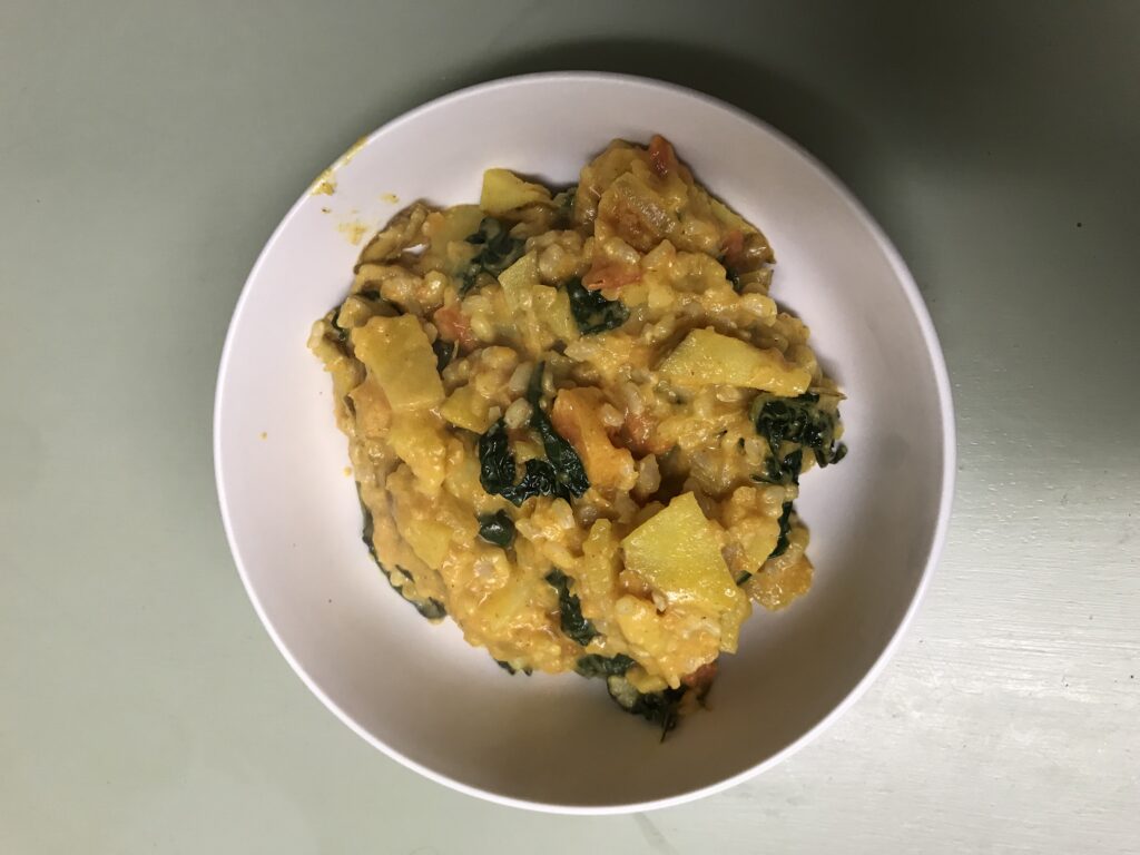 Potato curry