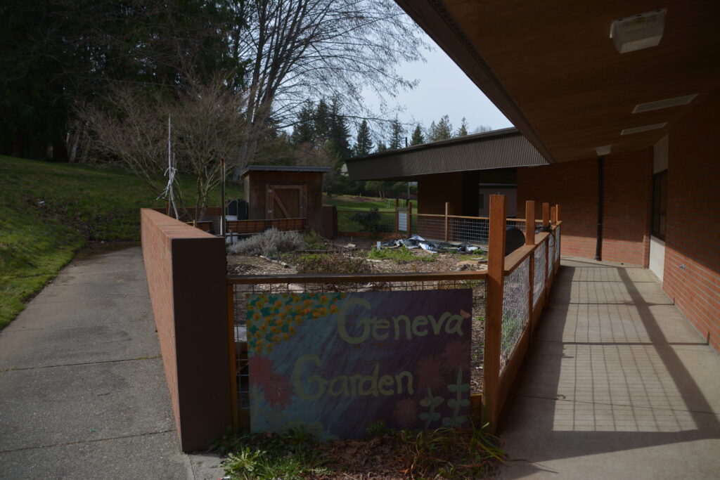 Geneva school garden sign