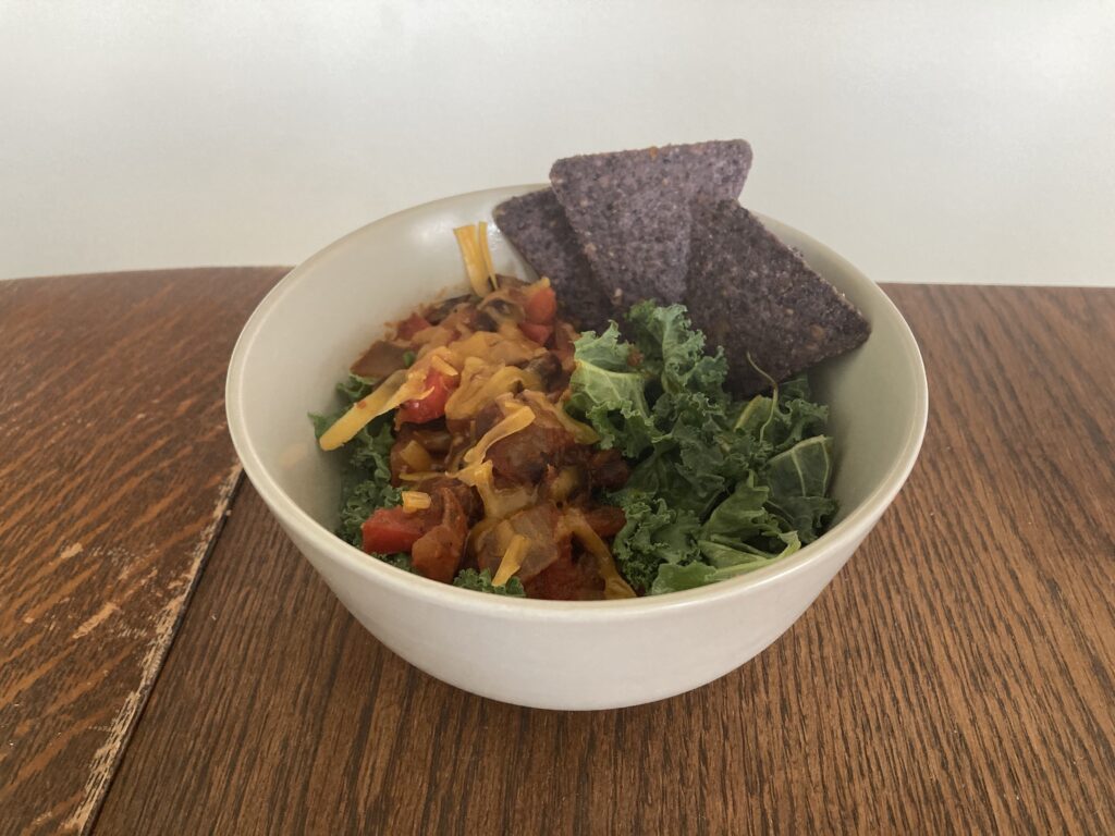 Taco salad bowl