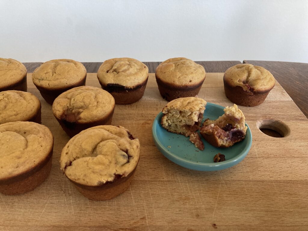 Whole wheat berry muffins