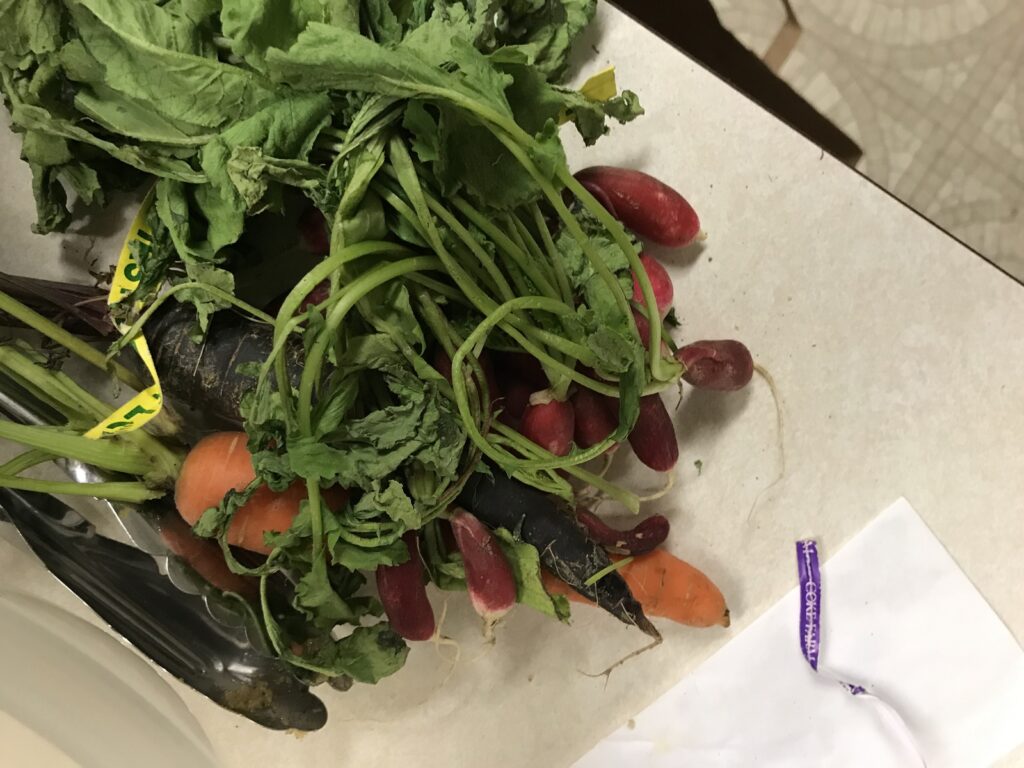 Root vegetable latke ingredients