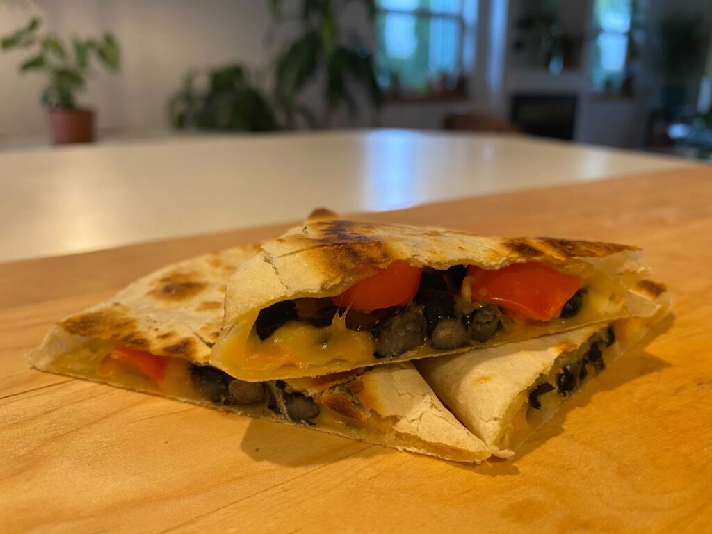 Veggie quesadillas