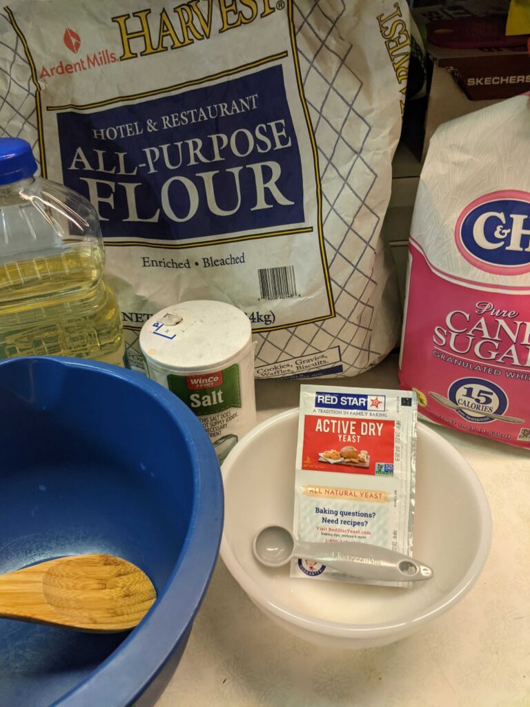 Naan ingredients